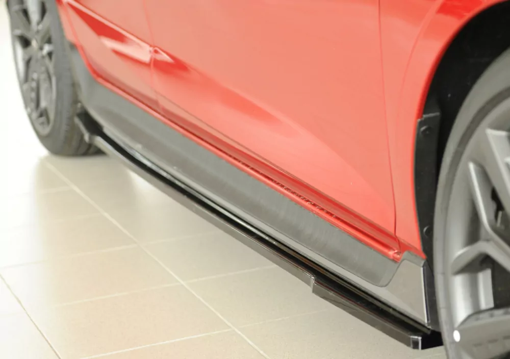 Rieger Seitenschweller links ansatz glanz schwarz für Hyundai i20 N-Performance  (BC3) 5-tür. (Schrägheck) 04.21-