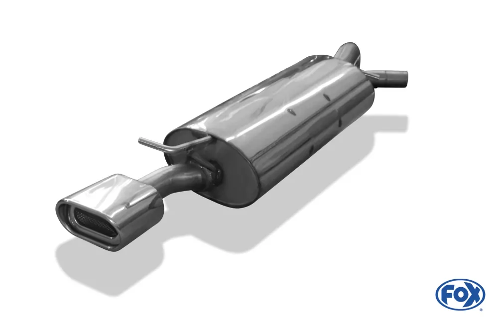 Audi A3 Typ 8L  Endschalldämpfer Ø63,5mm - 135x80 Typ 53