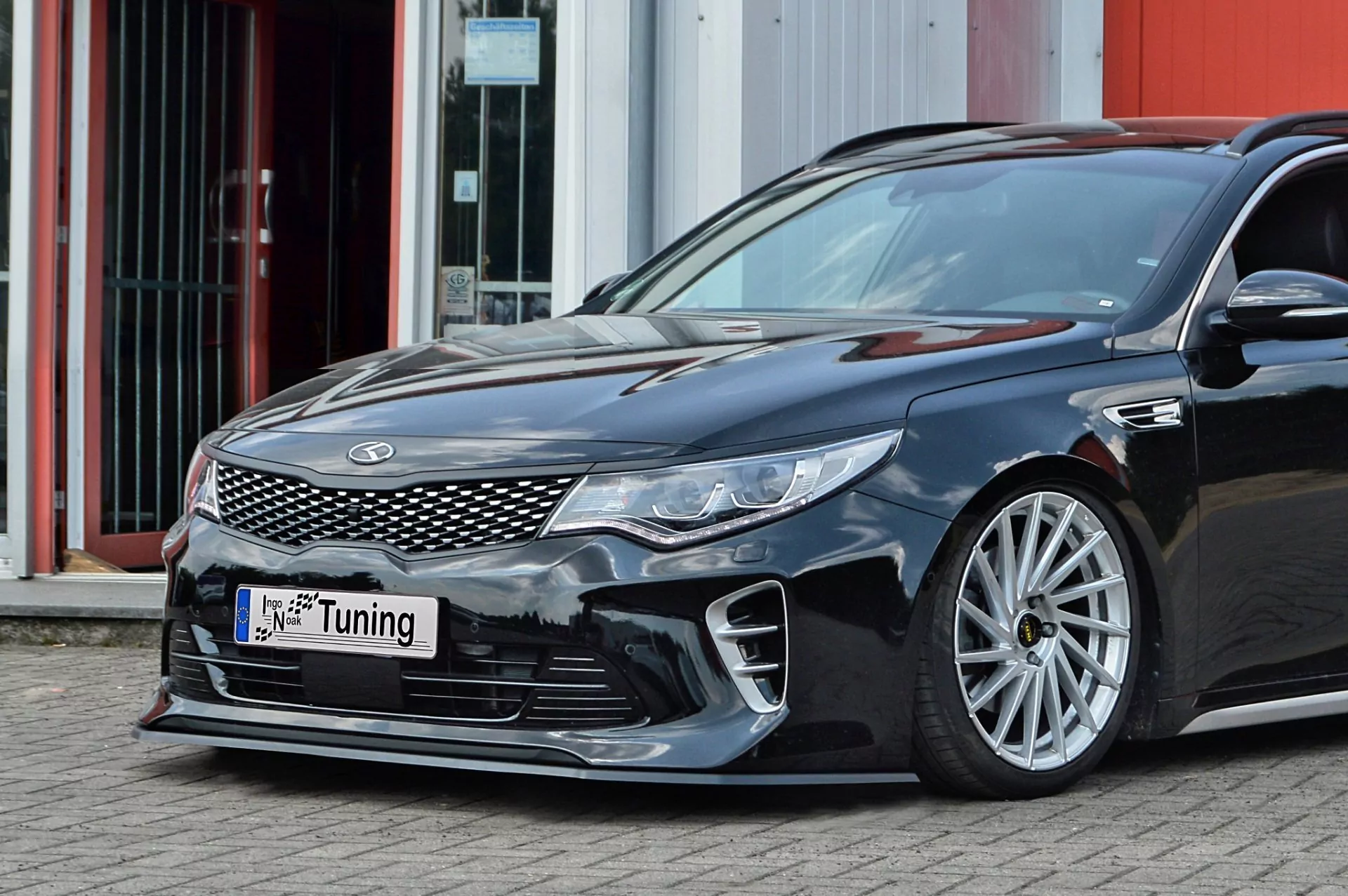 CUP Frontspoilerlippe für Kia Optima JF Sportswagon ABS