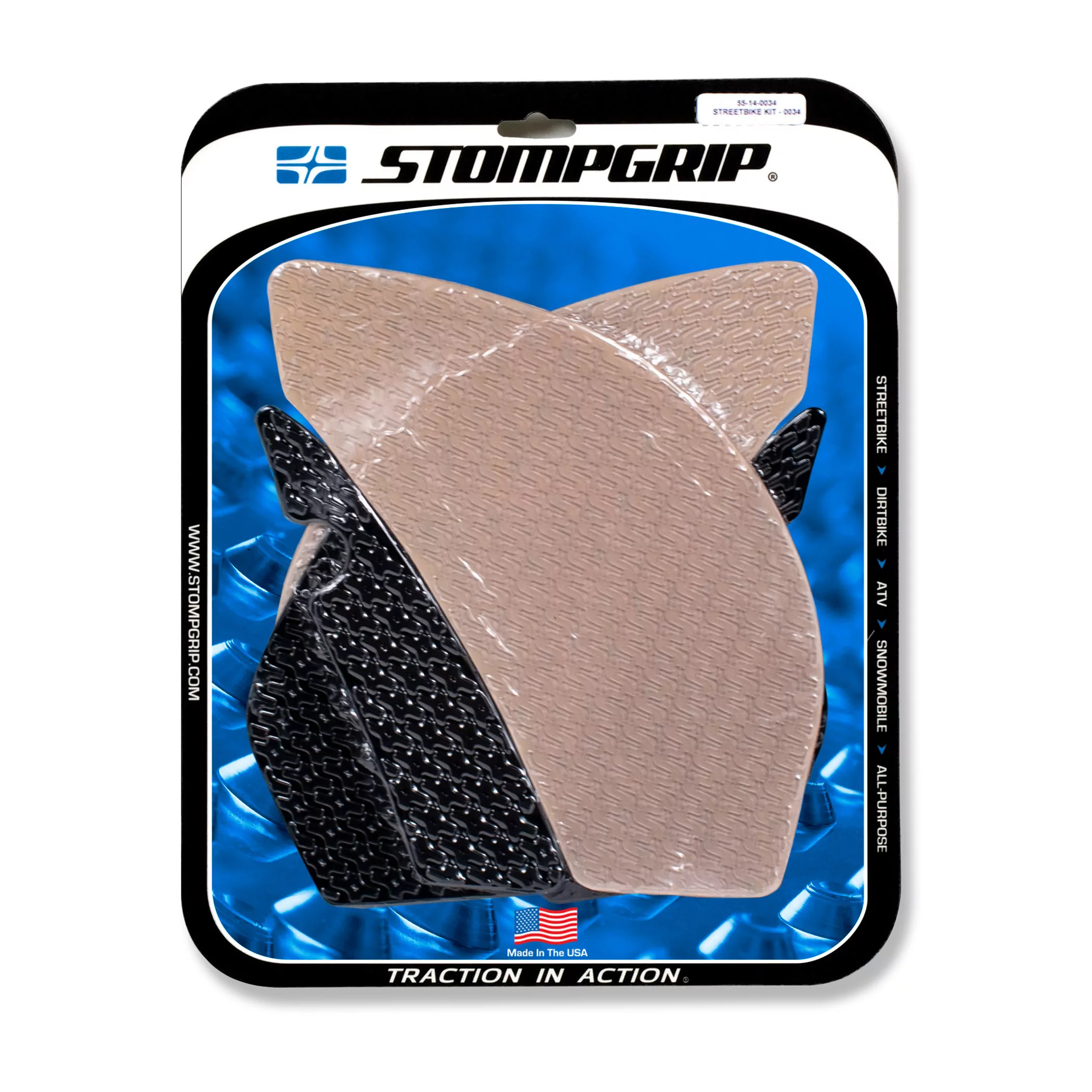 Stompgrip Traction Pad Icon für Kawasaki Ninja ZX-10R 08-10 Hybrid
