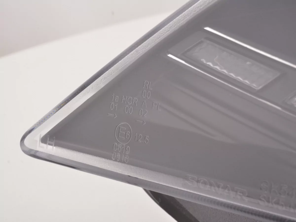 Scheinwerfer Set Daylight LED TFL-Optik Seat Ibiza 6J Bj. ab 2012 schwarz