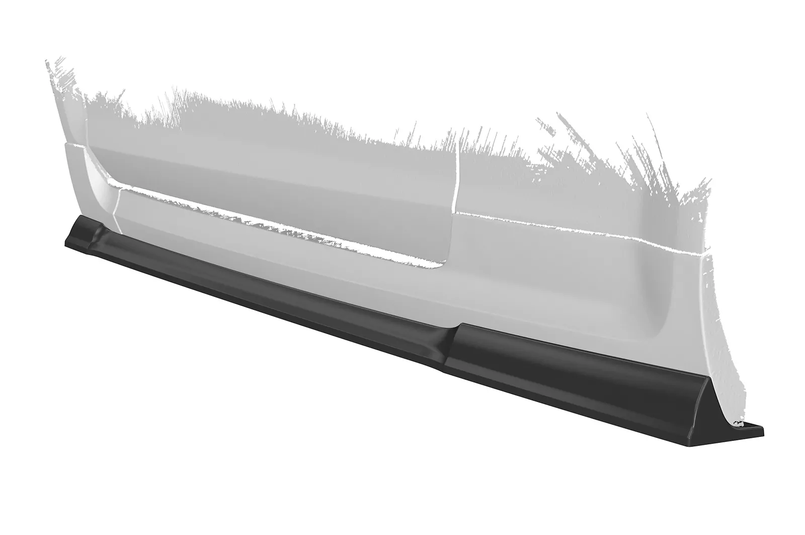 Seitenschweller für Ford Focus MK2 ST / Sport SS478 Schwarz Strukturiert