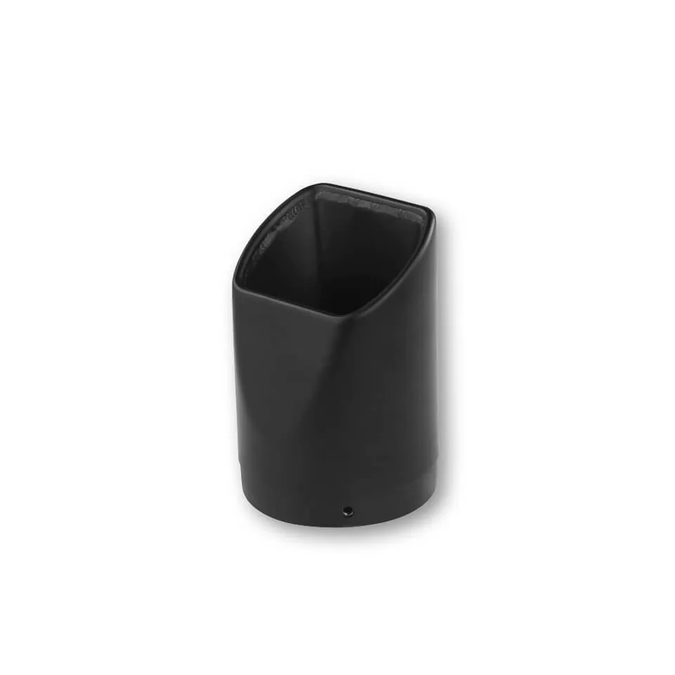 IXIL Endkappe Square, Schwarz, für Dämpfer mit D=112mm