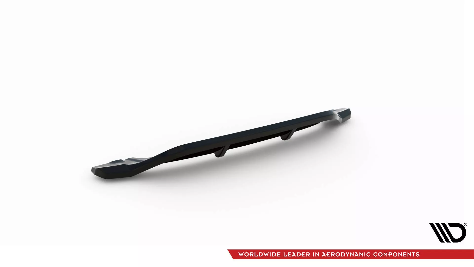 Hinten Splitter (mit Einem Vertikalem Balken) BMW X3 M40i / M40d G01 Schwarz Hochglanz