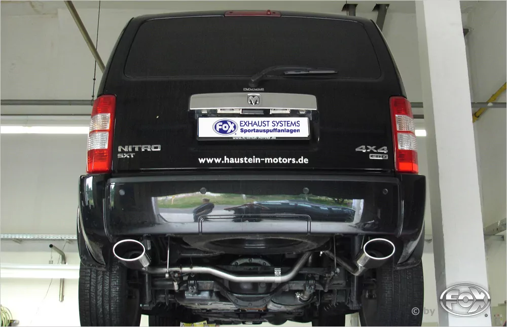 Dodge Nitro  Endrohrsystem rechts/links - 140x90 Typ 32 rechts/links