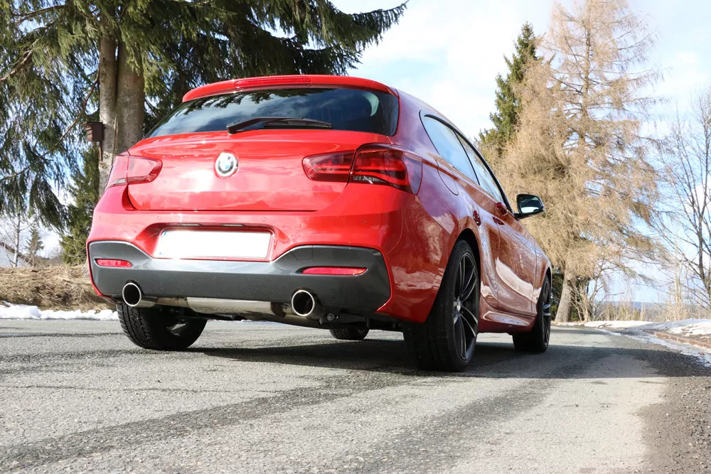 BMW F20/F21 - M140i  Endschalldämpfer quer Ausgang rechts/links - 1x100 Typ 16 rechts/links
