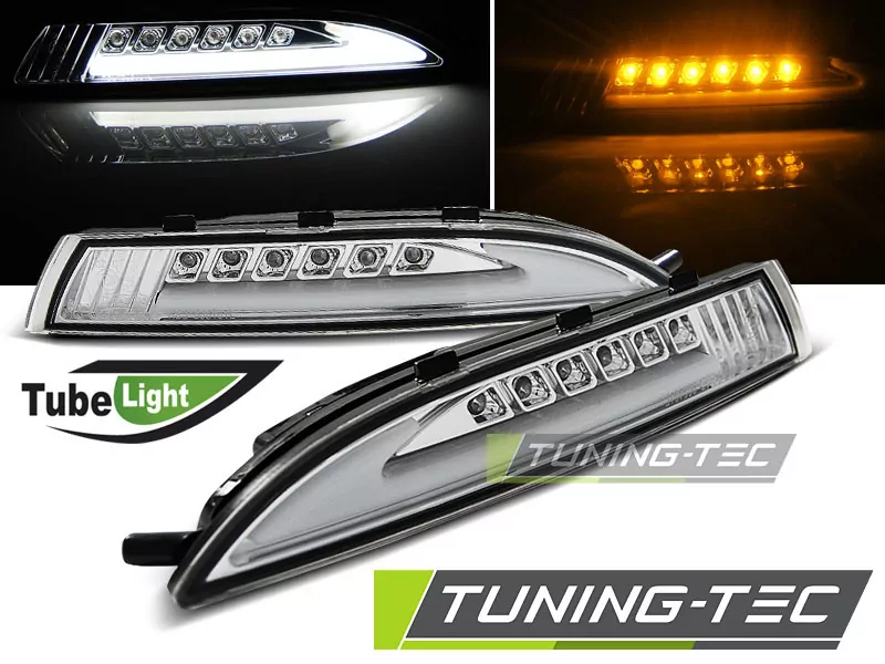 Front Direction Chrome Led Fits Vw Scirocco 08-04.14
