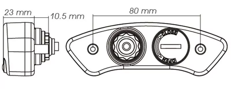 KOSO Digitaler Tachometer, DB EX-02 mit ABE