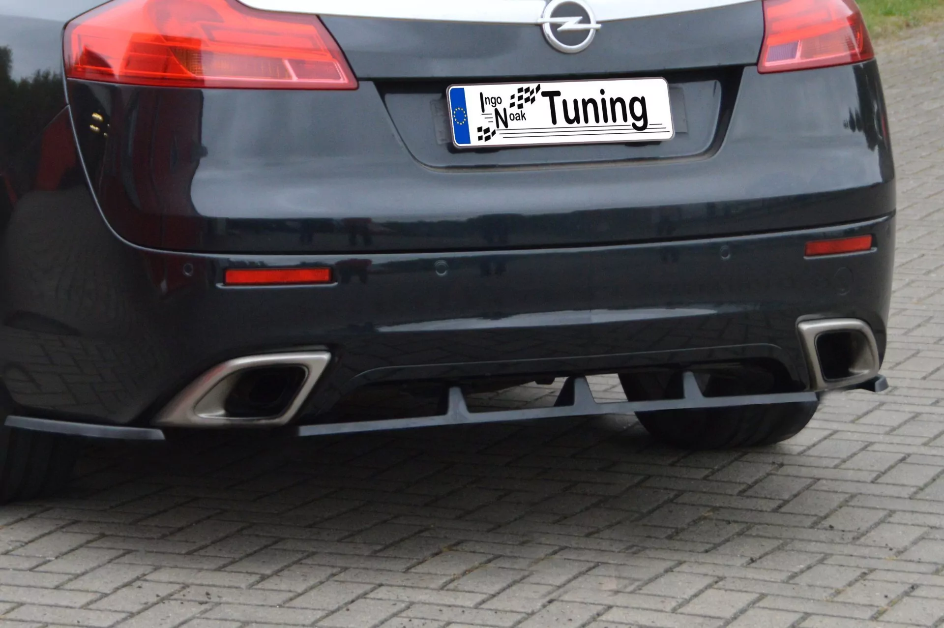 Heckeinsatz inkl Seitenteilen links / rechts für Original OPC Stoßstange aus ABS für Opel Insigia OPC ab Bj. 2009-