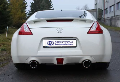 Nissan 370Z  Endschalldämpfer quer Ausgang rechts/links - 1x100 Typ 13 rechts/links