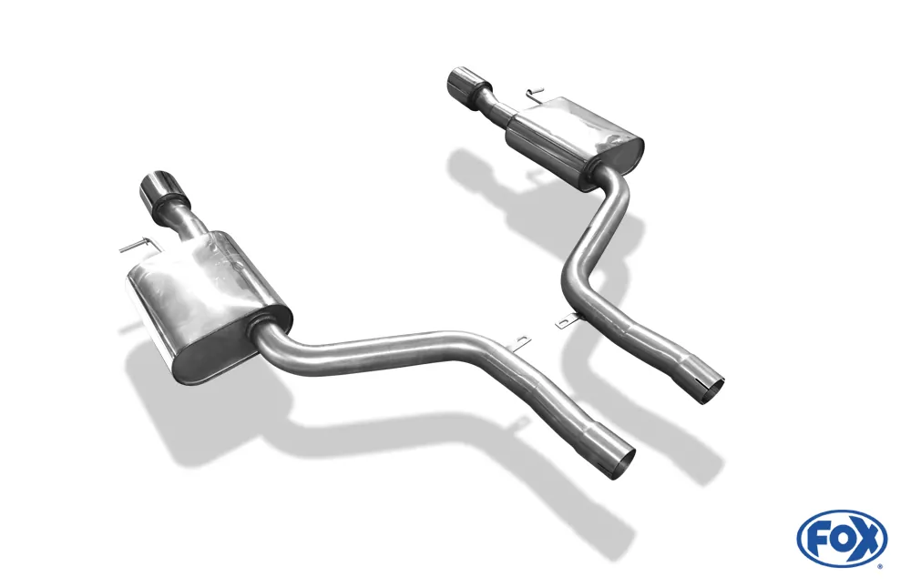 Audi A6 Typ 4F quattro 4,2l  Endschalldämpfer rechts/links Ø63,5mm - 1x100 Typ 17 rechts/links