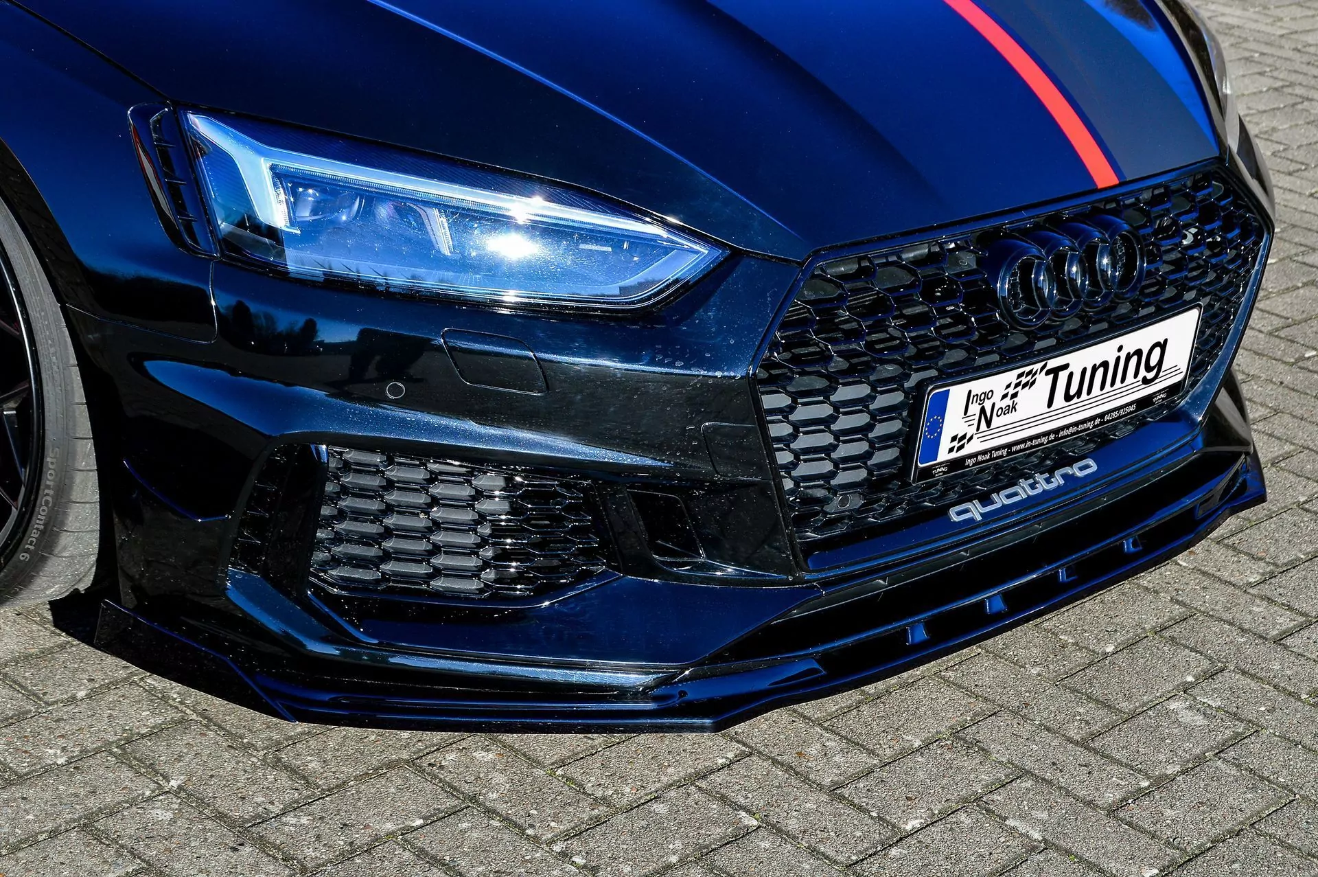 Cup Frontspoilerlippe mit Wing für Audi RS5 F5 B9