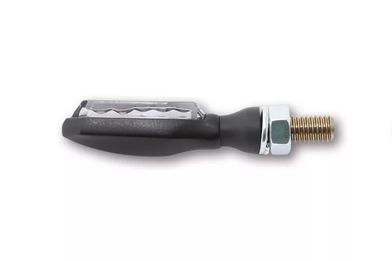 HIGHSIDER pro Sonic-X1 LED TailLight/Indicator Black/Translucent 3in1, E-Approved (Pair)