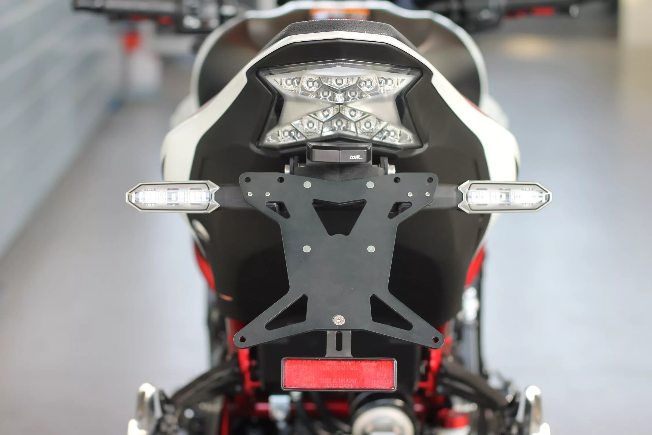 MG Biketec Kennzeichenhalter für Kawasaki Z 900 ab 2017-2019