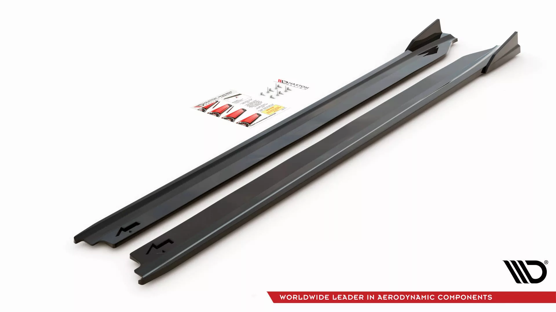 Seitenschweller Ansatz Für Lamborghini Huracan EVO Schwarz Hochglanz