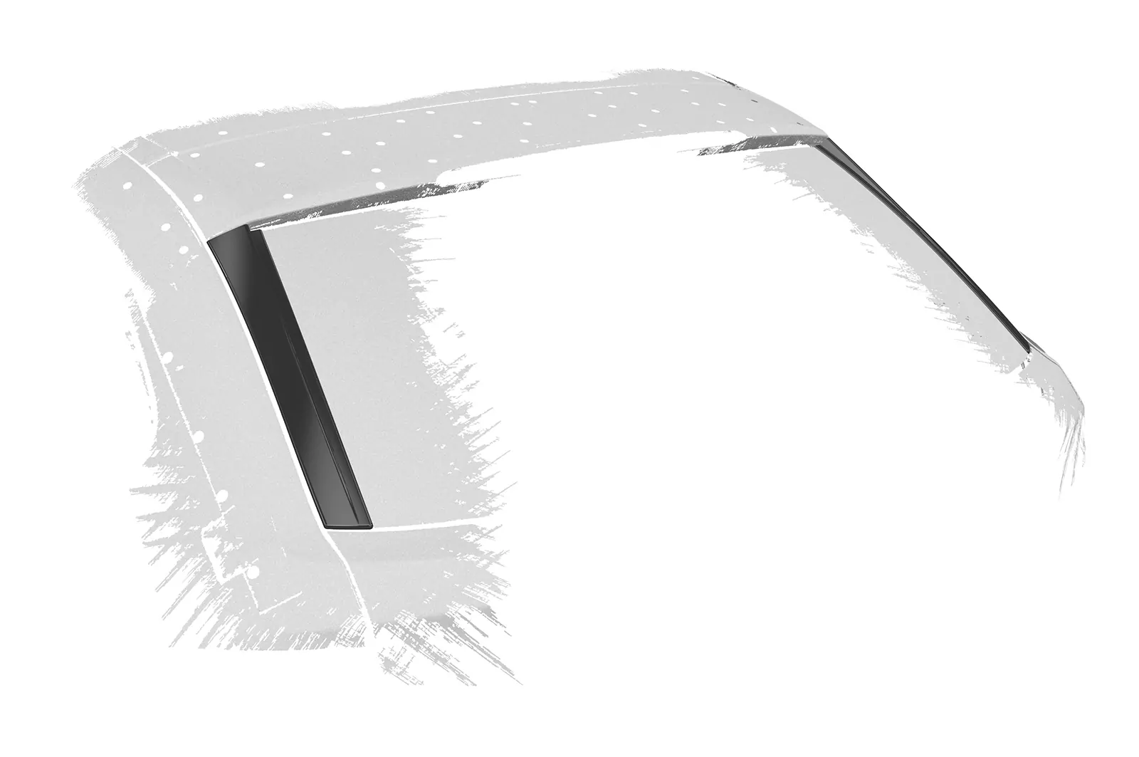 Heckflügel mit ABE für BMW 5er F11 Touring HF098 Schwarz Strukturiert