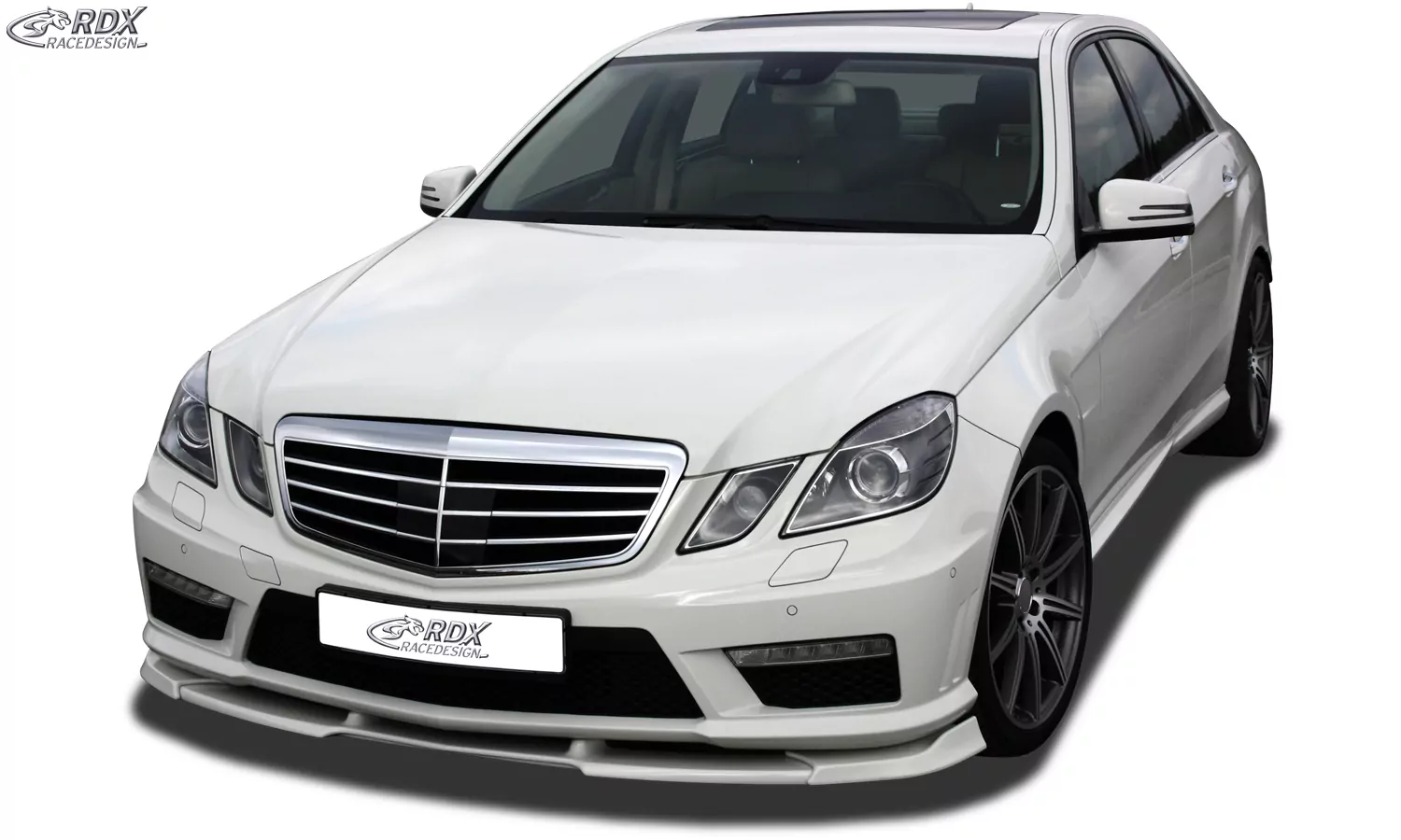 RDX Frontspoiler VARIO-X für MERCEDES E-Klasse W212 AMG 2009-2013 Frontlippe Front Ansatz Vorne Spoilerlippe