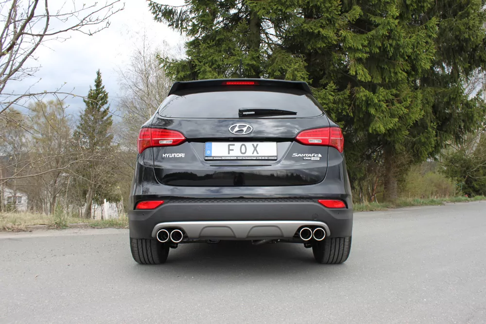 Hyundai Santa Fé 4x4 - DM  Endrohrsystem rechts/links - 2x90 Typ 12 rechts/links