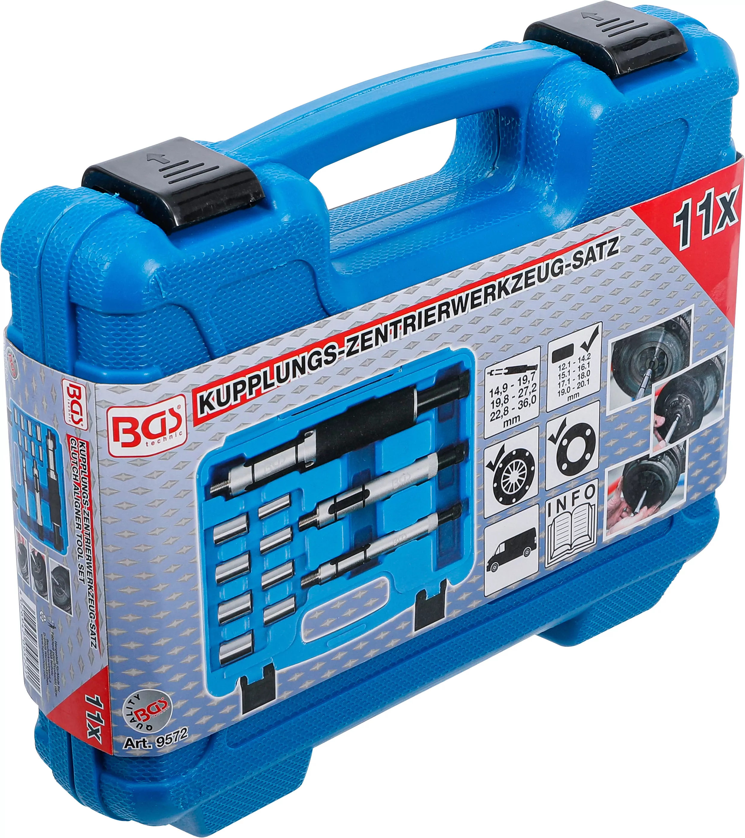 Kupplungs-Zentrierwerkzeug-Satz | 11-tlg.