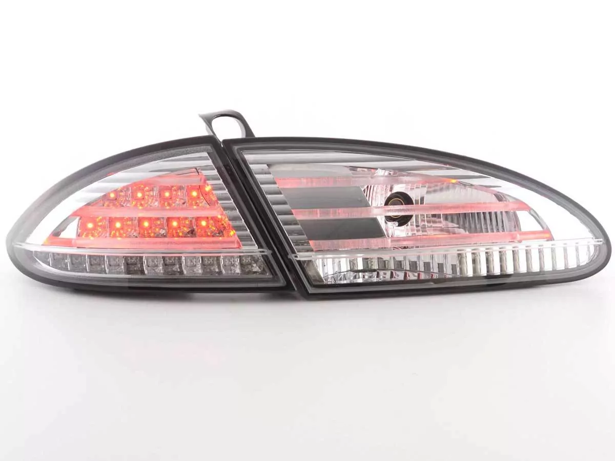 LED Rückleuchten Set Seat Leon Typ 1P Bj. 05-09 chrom