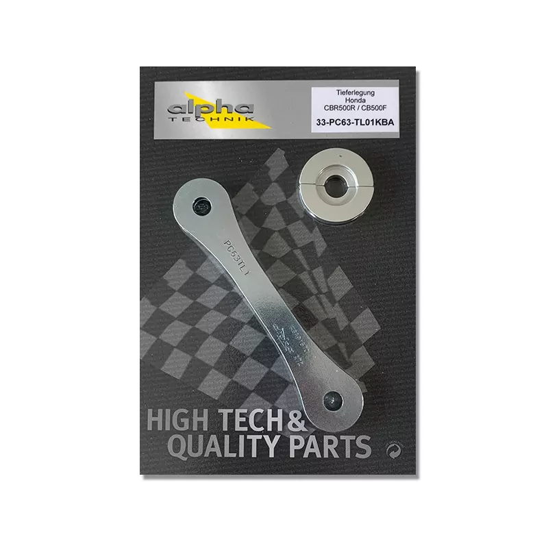 alpha Technik Tieferlegungssatz 25mm Honda CB500F PC63 CBR500R PC62 Modelljahr 2019-