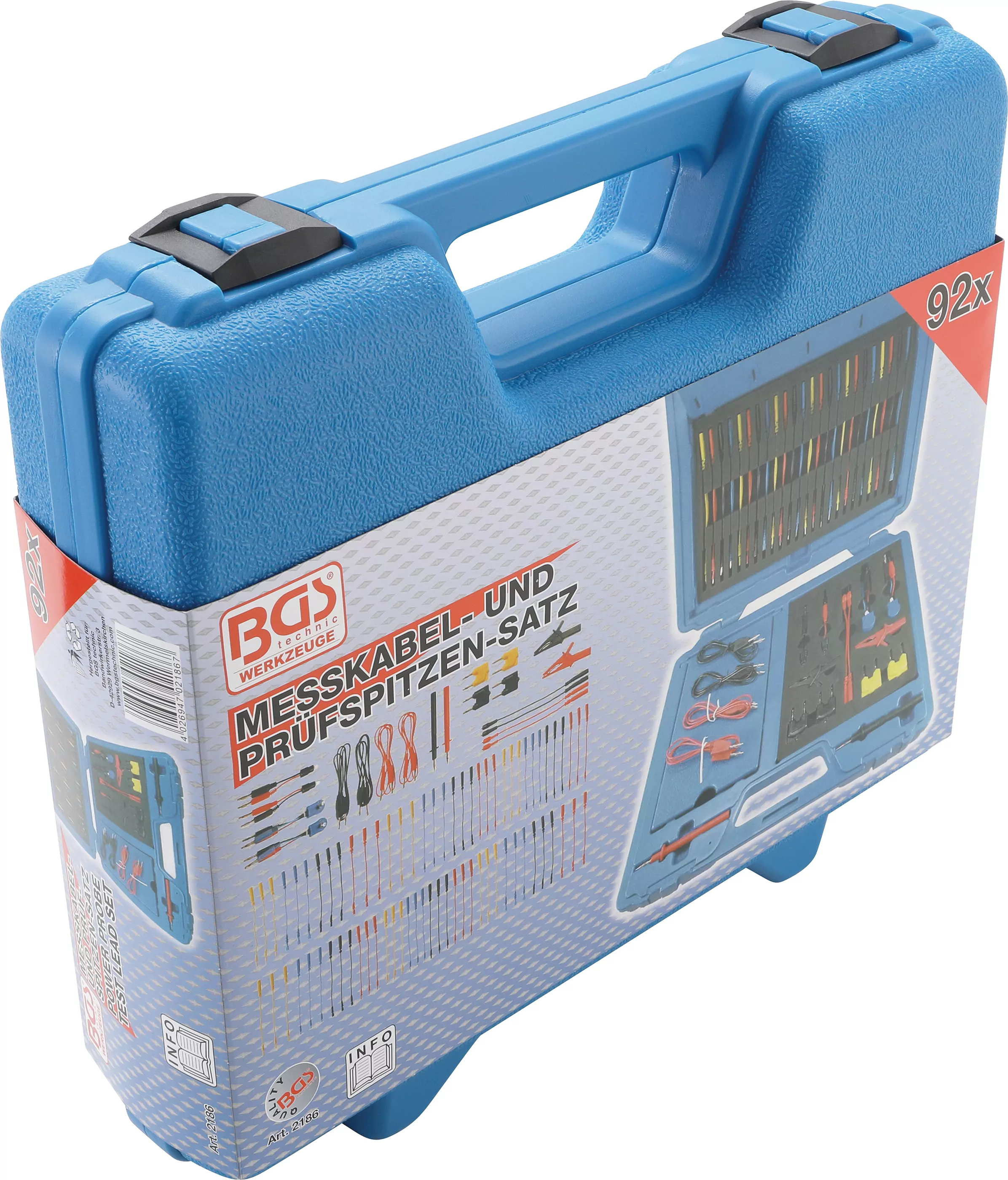 Messkabel- und Prüfspitzen-Satz | 92-tlg.