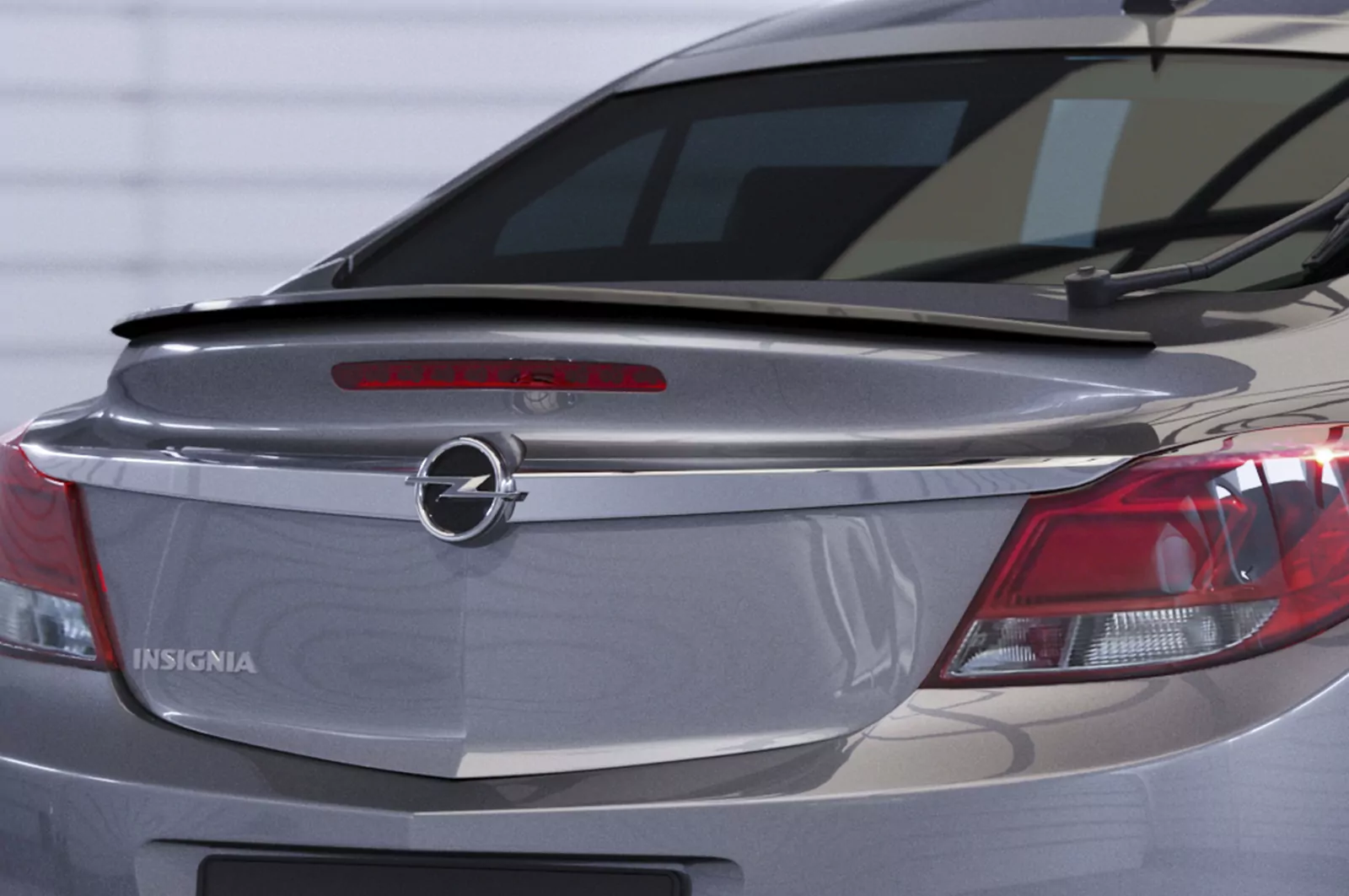 Heckflügel mit ABE für Opel Insignia A 5-türer HF755 Strukturiert (schwarz matt)