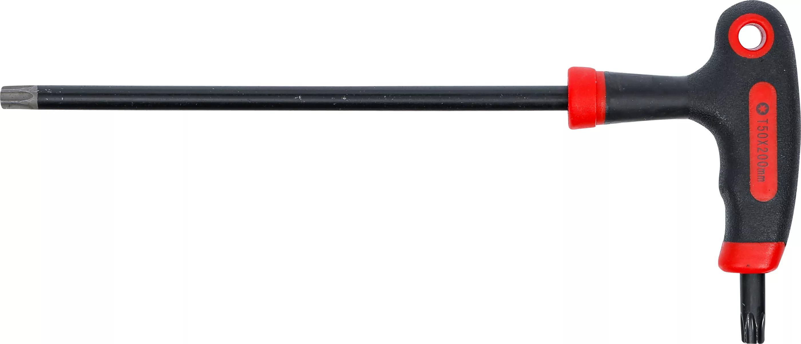 Schraubendreher mit T-Griff und seitlicher Klinge | T-Profil (für Torx) mit/ohne Bohrung T50