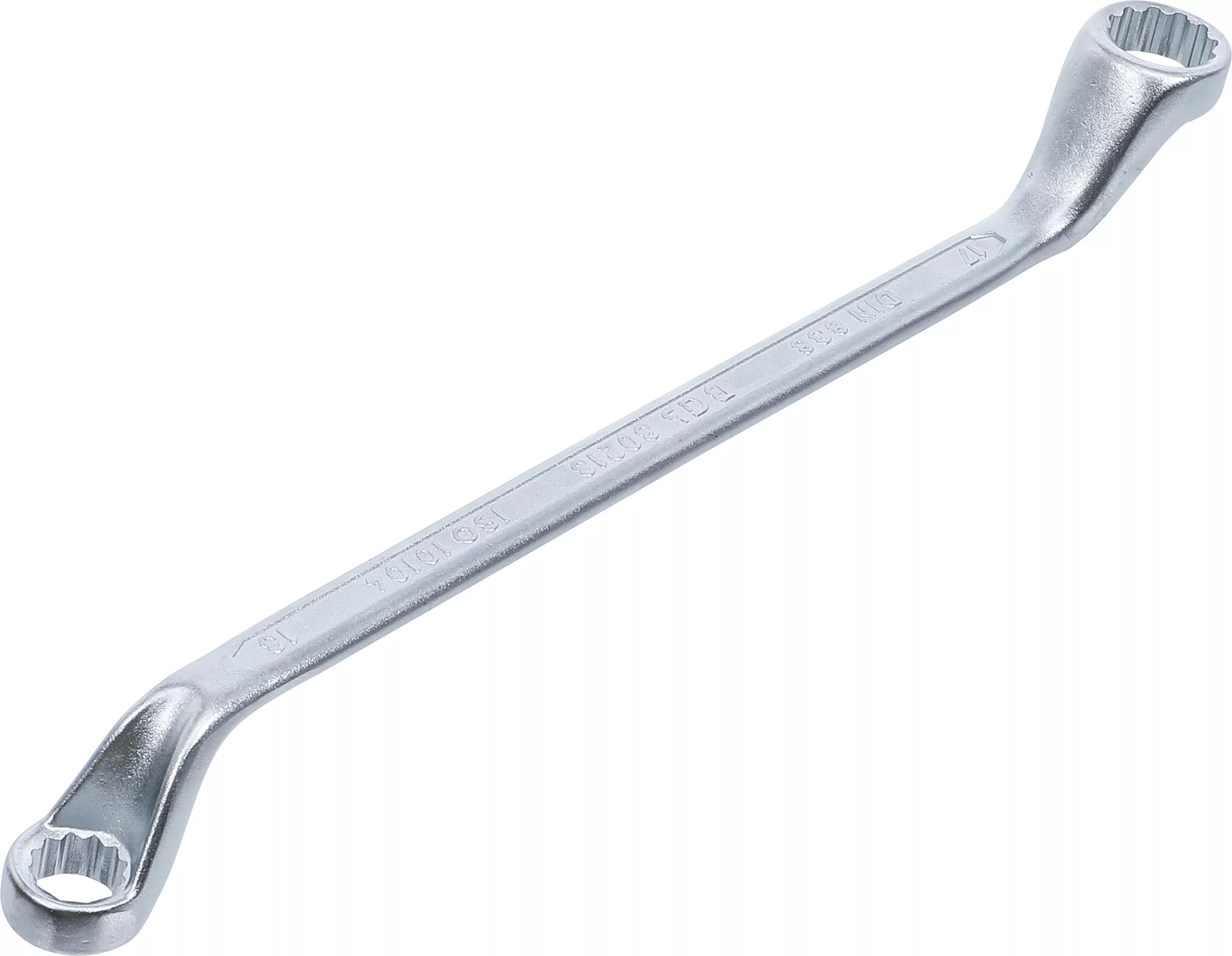 Doppel-Ringschlüssel | tief gekröpft | SW 13 x 17 mm