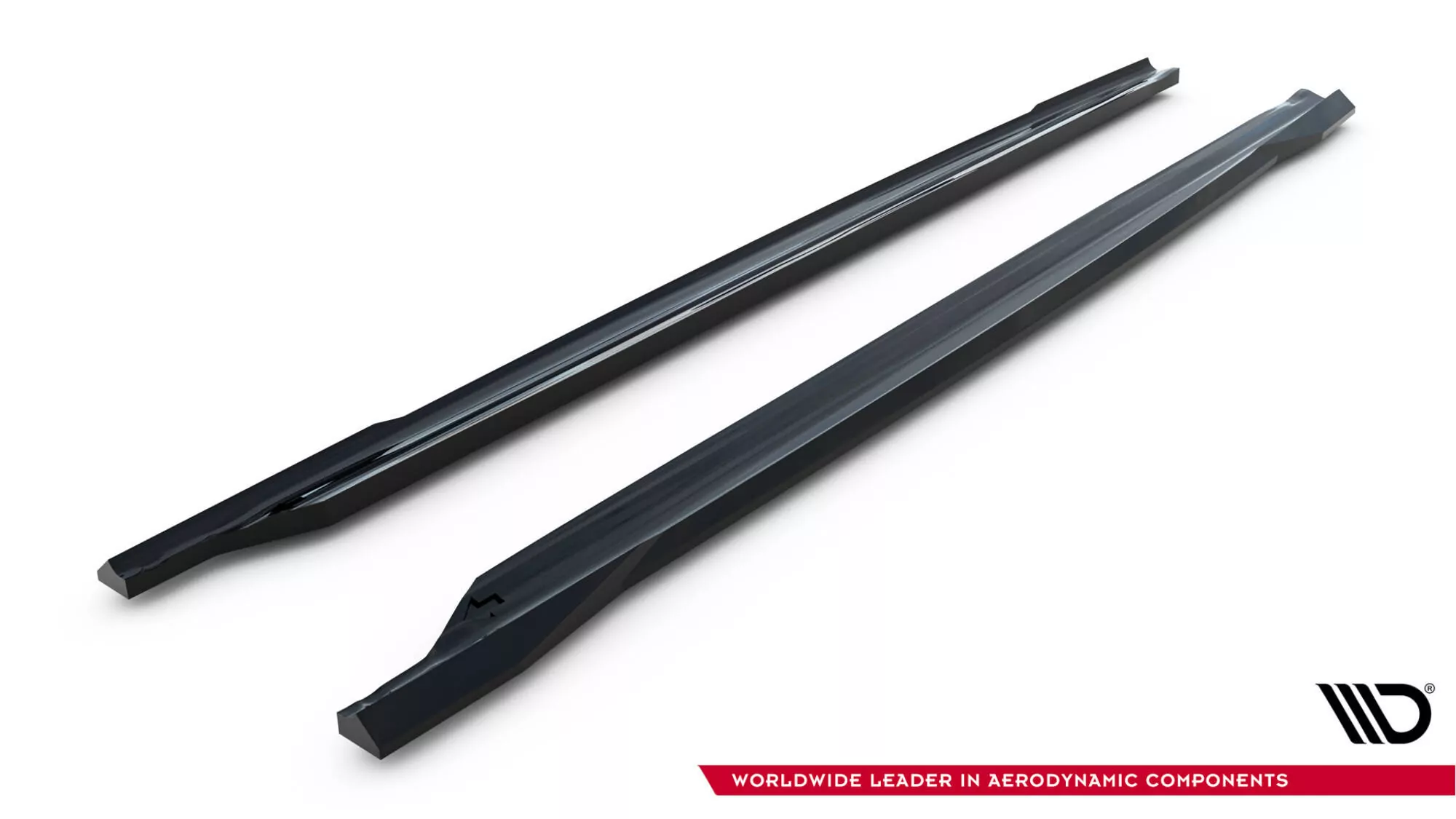 Seitenschweller Ansatz Für V.1 Für Skoda Octavia RS Liftback / Combi Mk4 / Mk4 Facelift Schwarz Hochglanz
