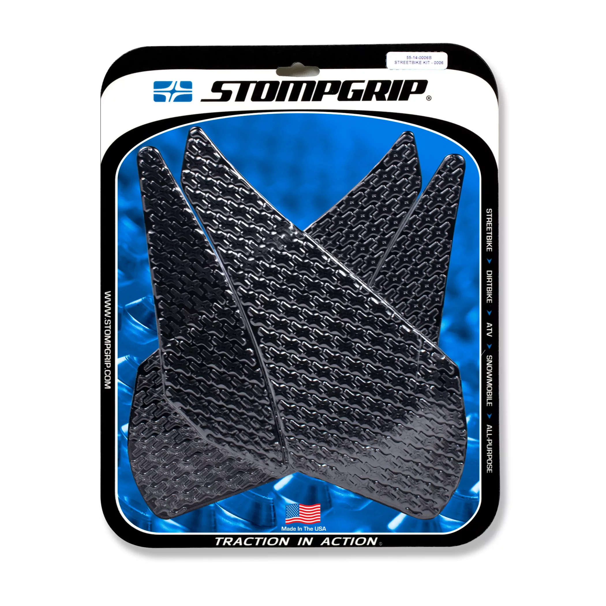 Stompgrip Traction Pad Icon für Yamaha YZF-R1 07-08 Schwarz