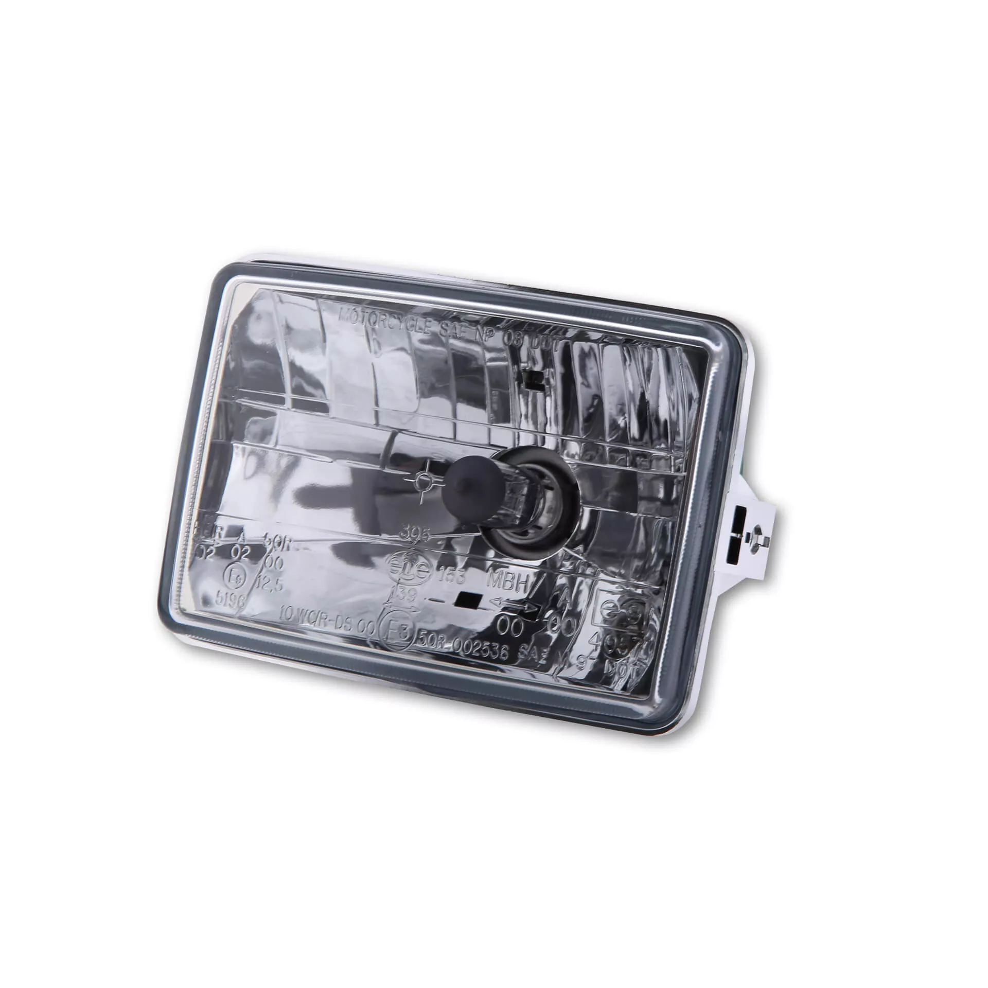 - Kein Hersteller - H4 Einsatz 130 x 90mm, Klarglas 12V 60/55W, Standlicht, E-gepr. E-geprüft