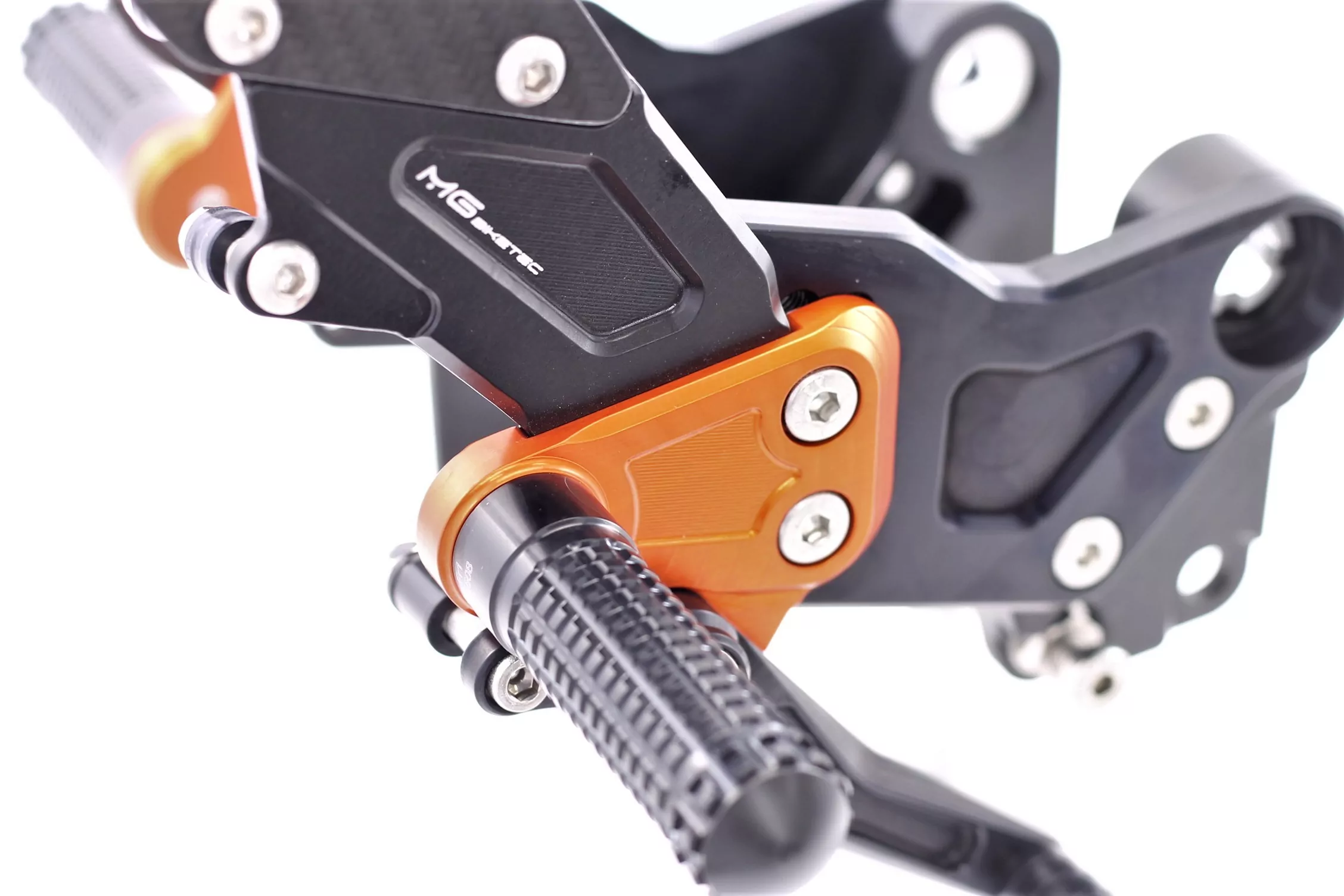 MG Biketec Sportfussrastenanlage / Rastenanlage / Fußrastenanlage mit ABE, gültig in D - A - CH für KTM 125 RC ab 2017-2019