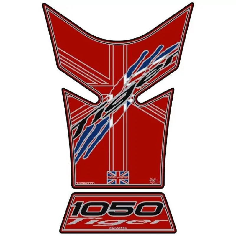 Motografix Triumph Tiger 1050 3D Gel Tank Pad Protector TT030R