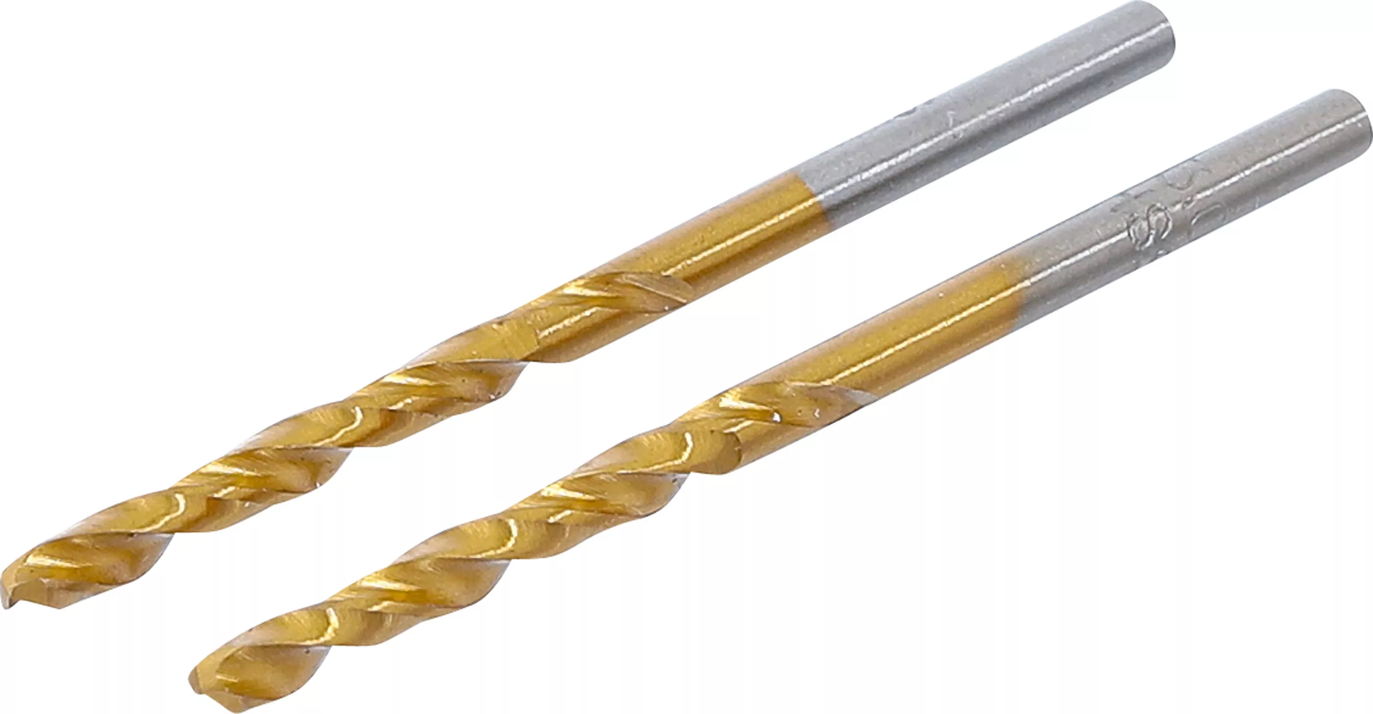 Spiralbohrer | HSS-G | titan-nitriert | 3,0 mm | 2-tlg.