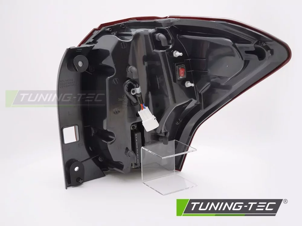 Led Bar Tail Lights Red Smoke Fits Subaru Forester Iv 13-18