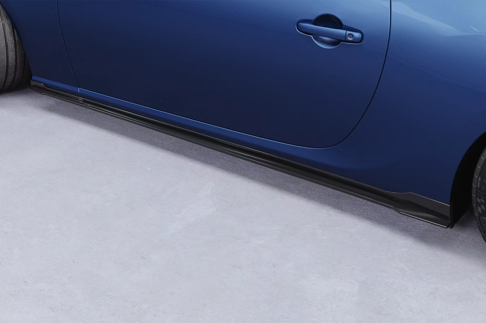 Seitenschweller mit ABE für Toyota GT86 (ZN6) SS482 Schwarz Strukturiert