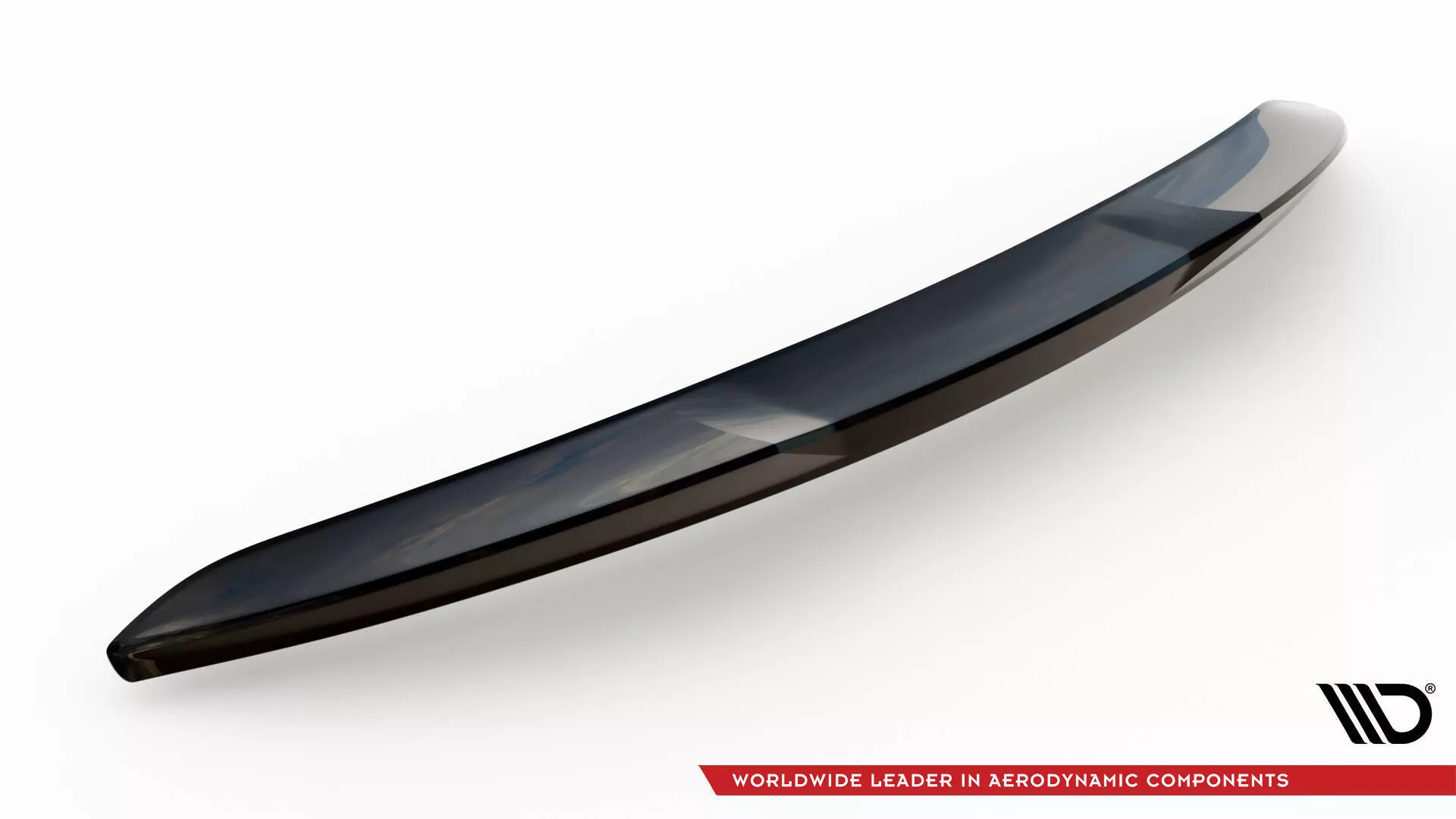 Spoiler CAP Für 3D Tesla Model 3 Performance Mk1 Facelift Schwarz Hochglanz