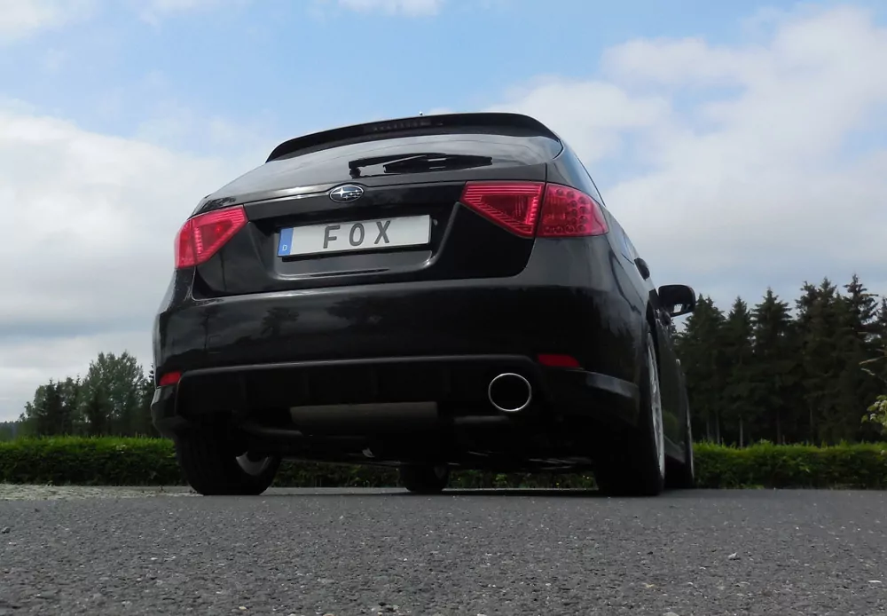 Subaru Impreza GHD Schrägheck  Endschalldämpfer quer rechts - 129x106 Typ 32
