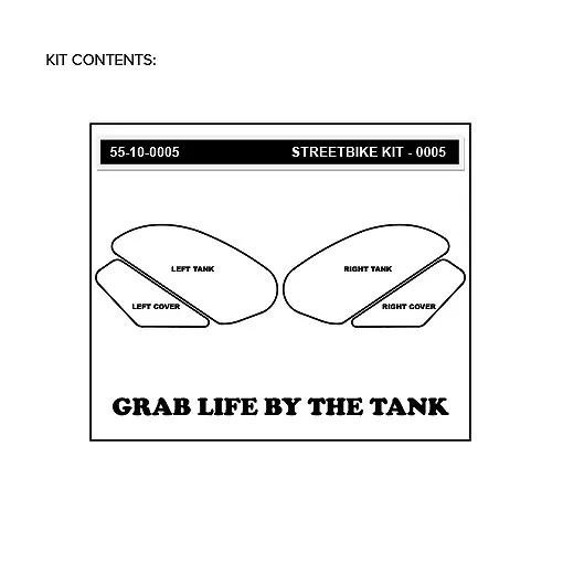Stompgrip Traction Pad Volcano für Suzuki GSX650 F / ABS 08-14 Hybrid