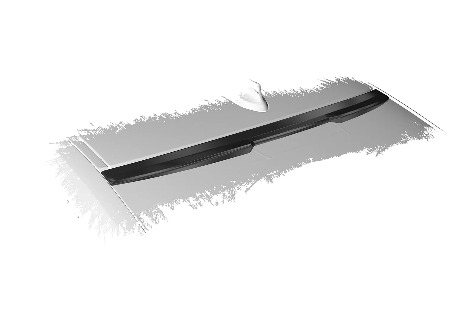 Heckscheibenblende für BMW 2er (F22) Coupe HSB079 Strukturiert (schwarz matt)