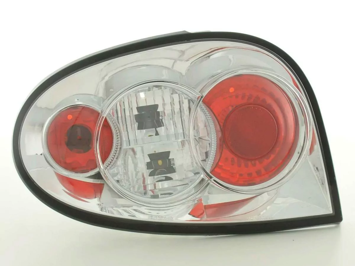 Rückleuchten Set Renault Megane 3-trg. Typ DABALAKAEA Bj. 99-02 chrom