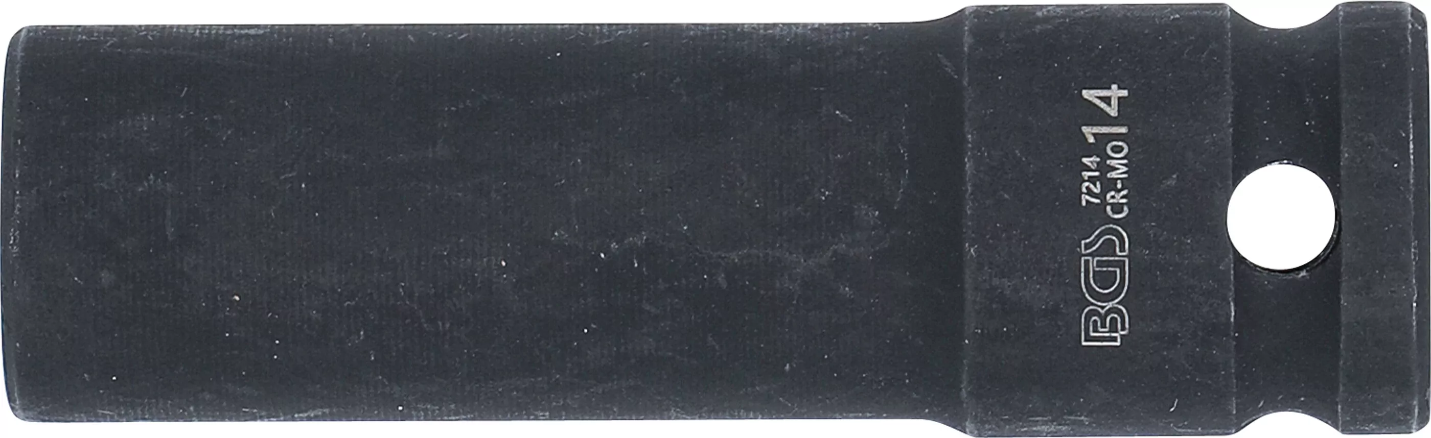 Kraft-Steckschlüssel-Einsatz Sechskant, tief | Antrieb Innenvierkant 12,5 mm (1/2") | SW 14 mm