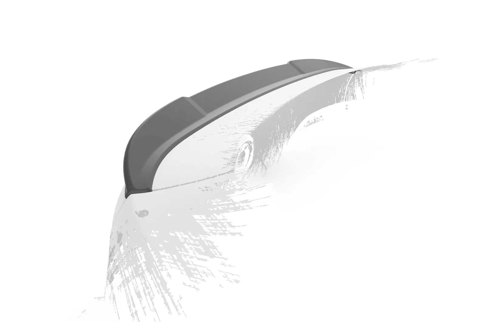 Heckflügel mit ABE für BMW X4 G02 HF011 Schwarz Strukturiert