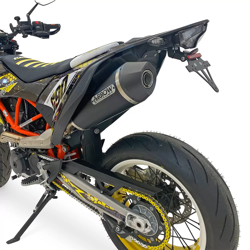 alpha Technik Kennzeichenhalter für KTM 690SMC R; Typ KTM690LC4; Modelljahr 2019-