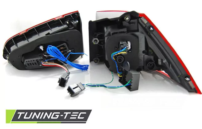 Led Tail Lights Sport Red Smoke Fits Vw Golf 7 13- 17