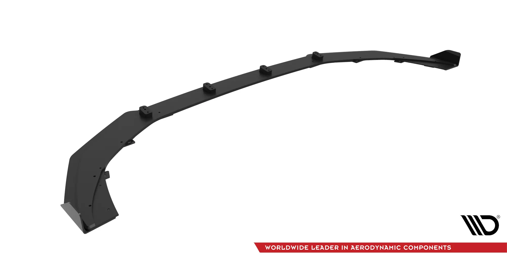 Street Pro Front Ansatz Für +Flaps Für V.1 + Flaps Audi RS3 Sportback 8Y Schwarz Hochglanz