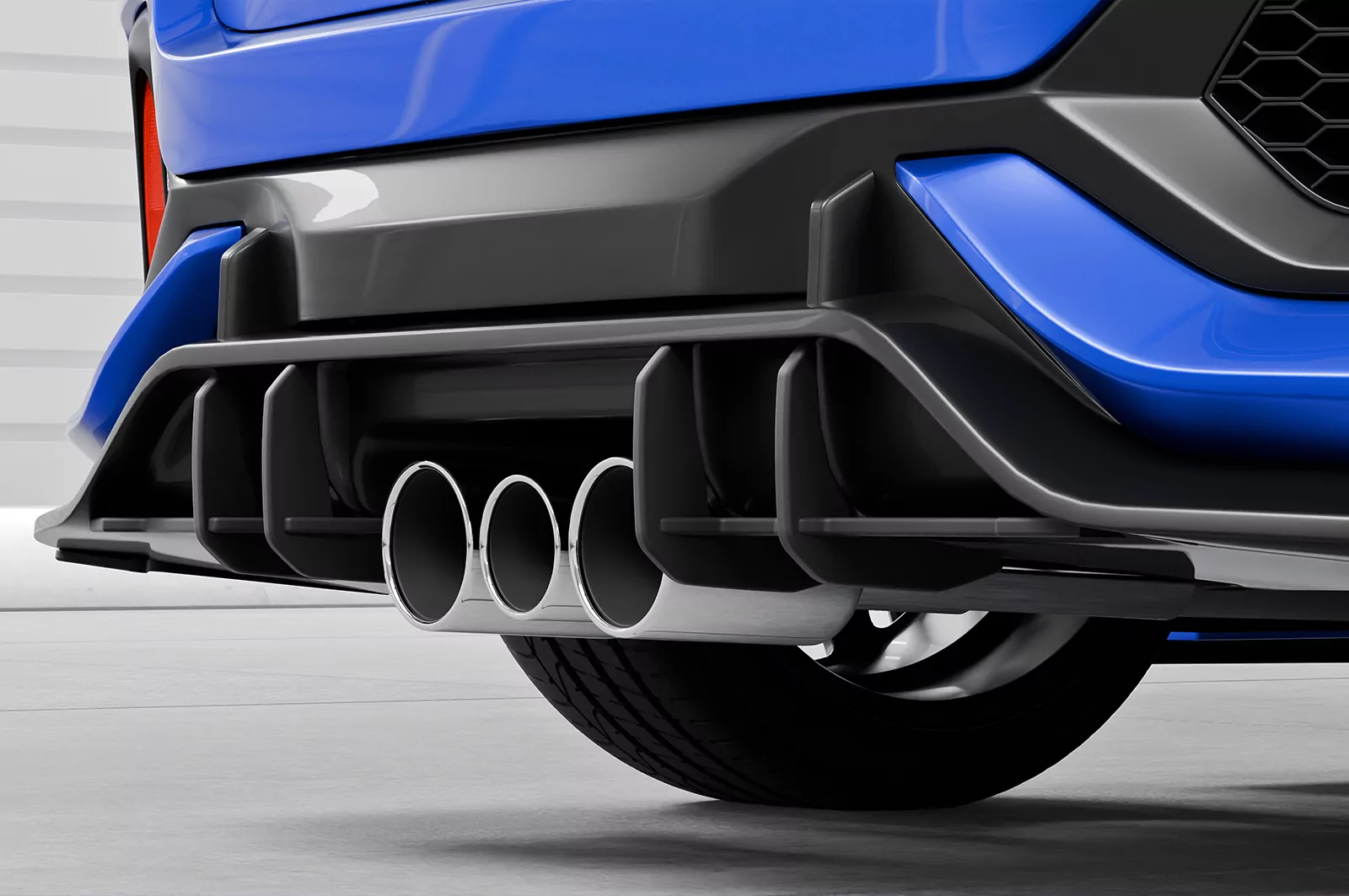 Racing Diffusor / Heckansatz für Honda Civic FK8 Type R HA325