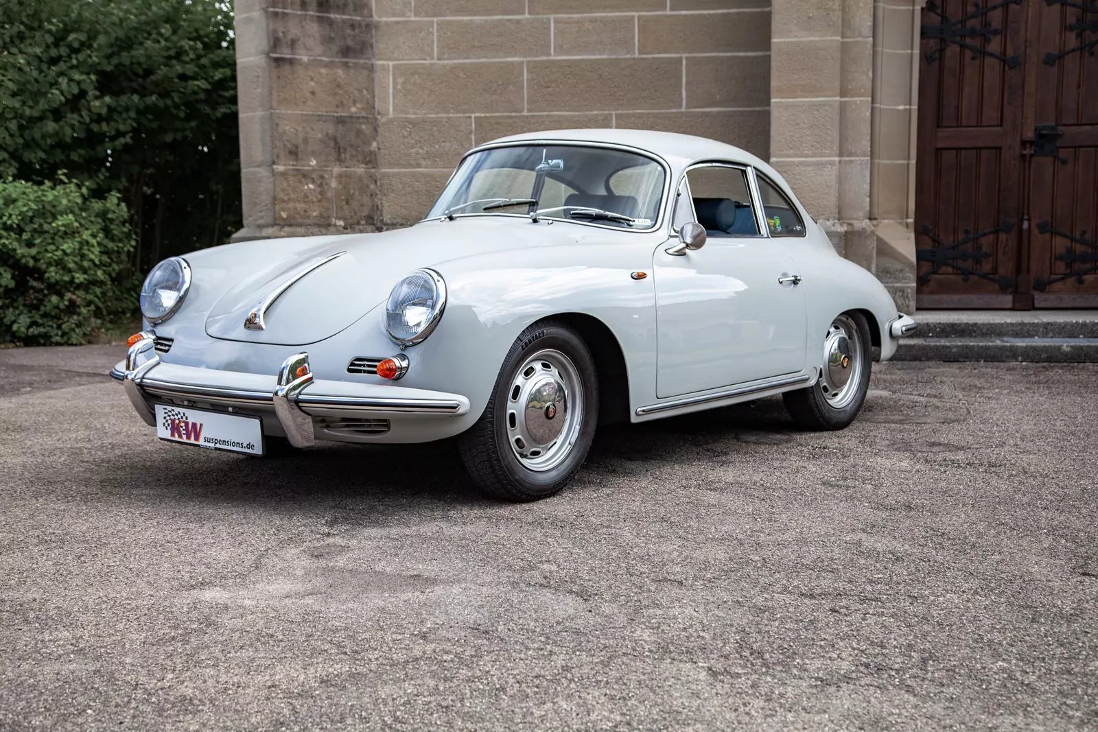 KW Dämpfersatz V2 inox PORSCHE 356 Coupe 09/1947-03/1968