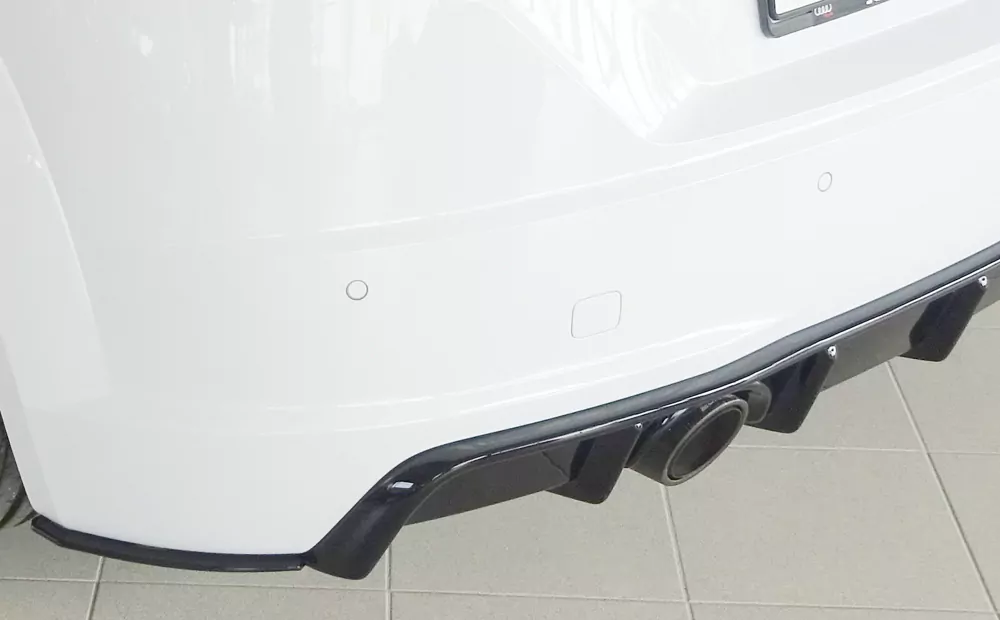Rieger Heckschürzenansatz seitlich links für Audi TT (8J-FV/8S) | Coupé 07.14-08.18 (bis Facelift) nur für orig. Heckschürze, inkl. TTS